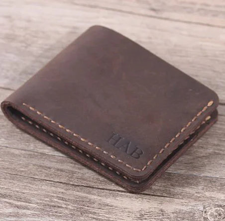 Artisan Crafted Retro Leather Wallet for Men