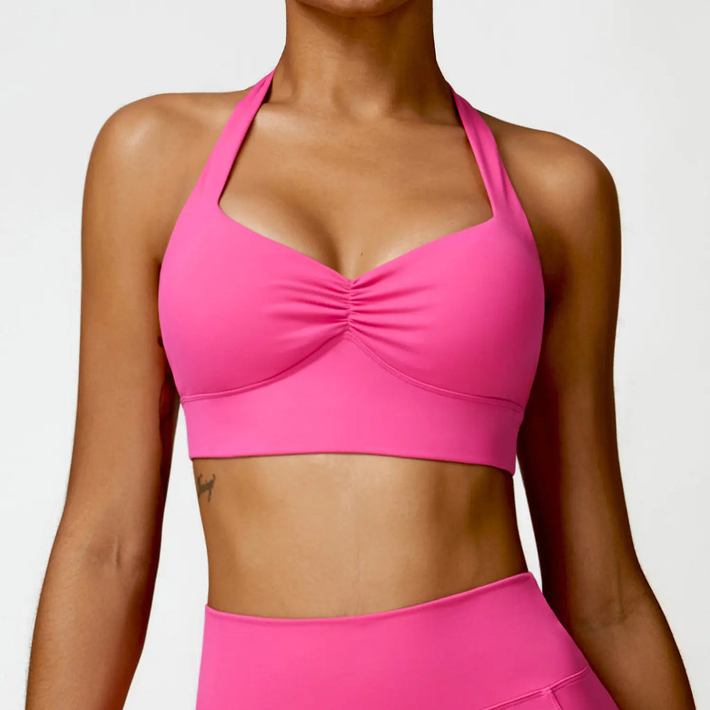 Quick-Dry Yoga Bra and Fitness Tank Top