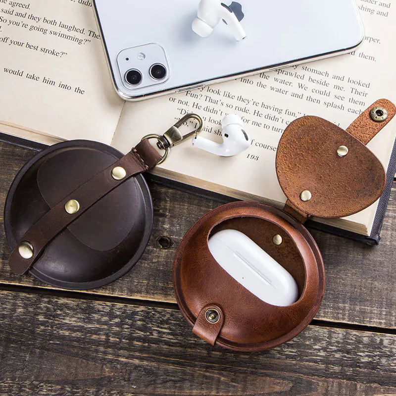 Leather Protective Case for AirPods Pro 2 &amp; 4