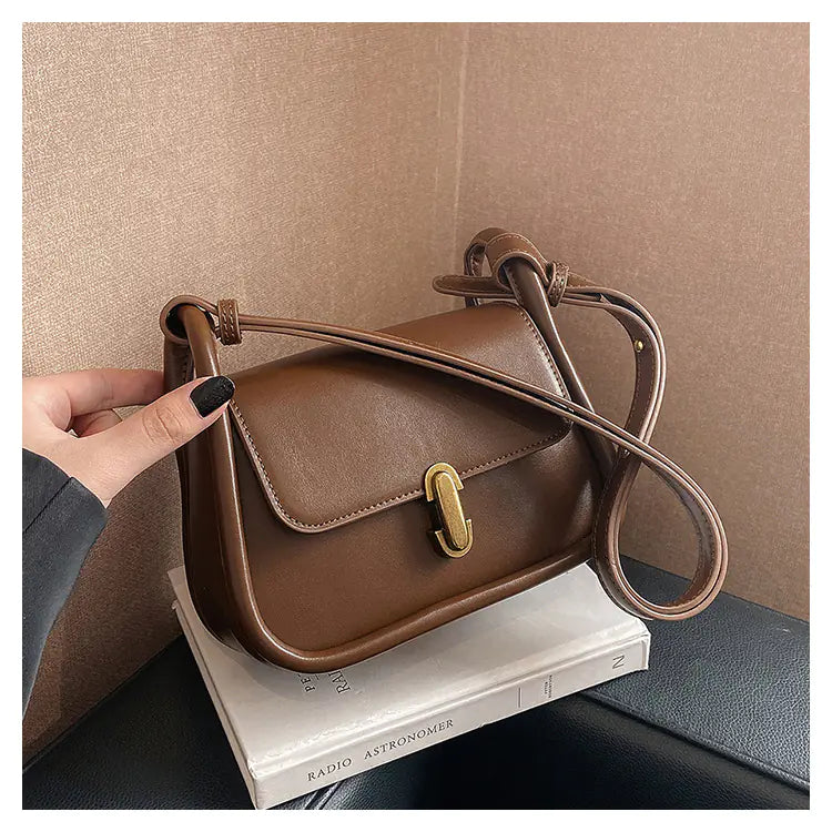 Solid Color Crossbody Bag for Women