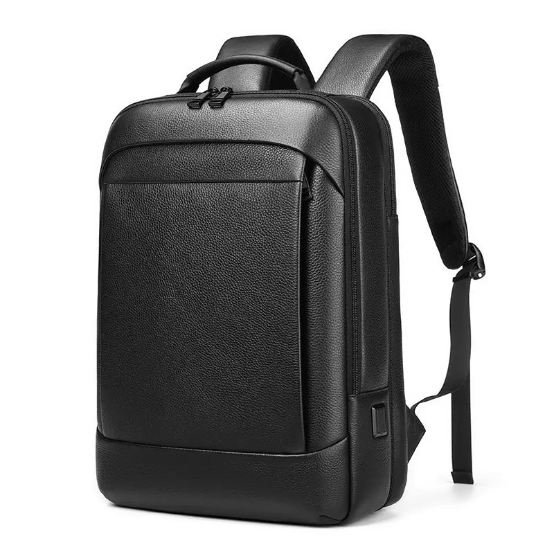 Executive Leather Commuter Backpack