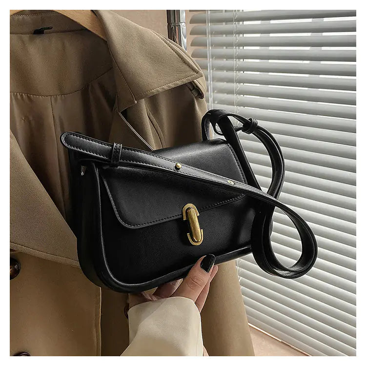 Solid Color Crossbody Bag for Women
