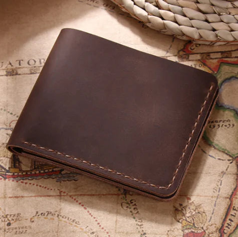 Artisan Crafted Retro Leather Wallet for Men