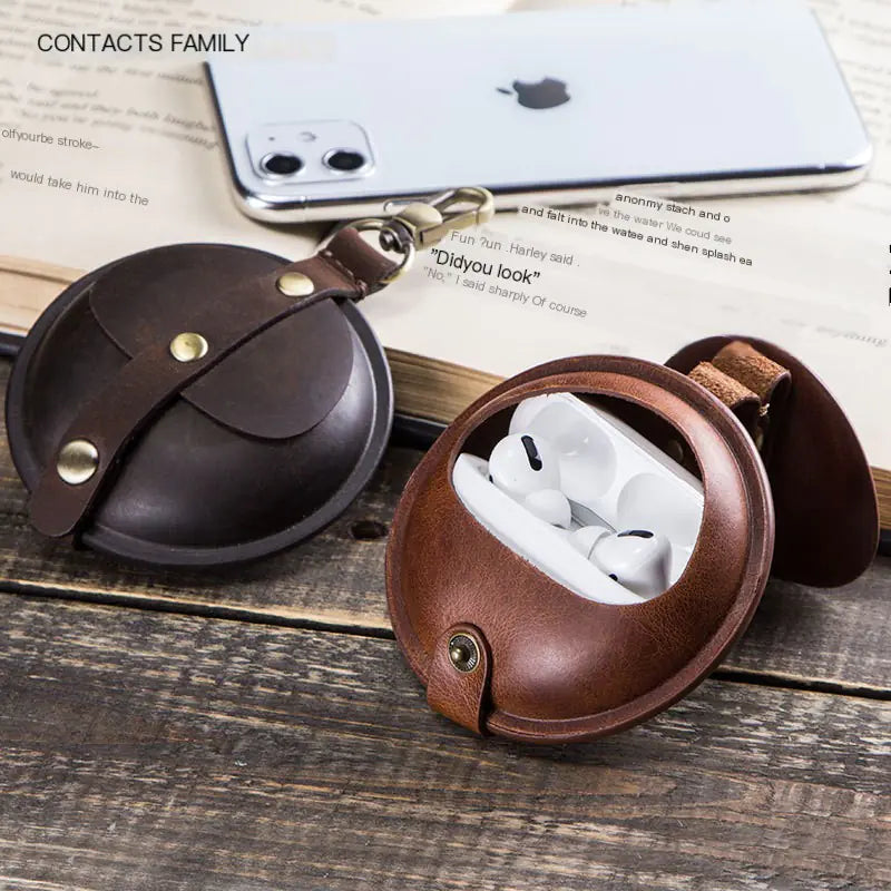 Leather Protective Case for AirPods Pro 2 &amp; 4