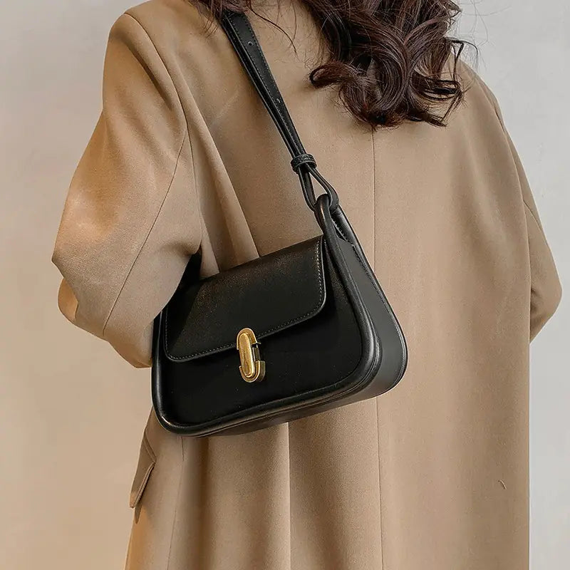 Solid Color Crossbody Bag for Women