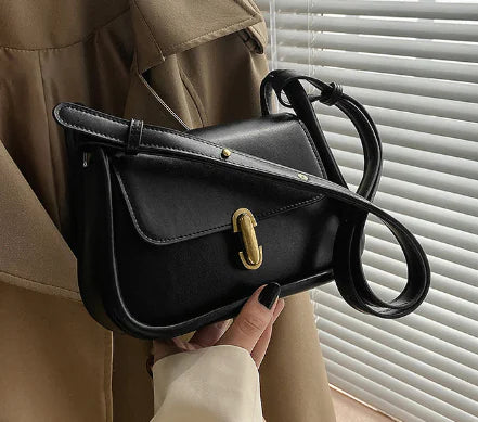 Solid Color Crossbody Bag for Women