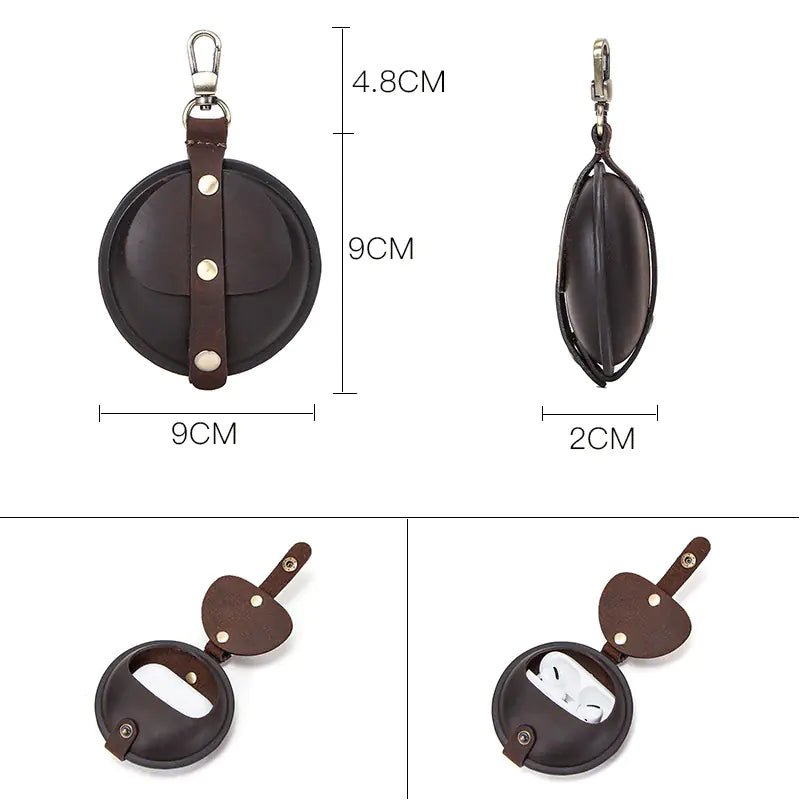 Leather Protective Case for AirPods Pro 2 &amp; 4