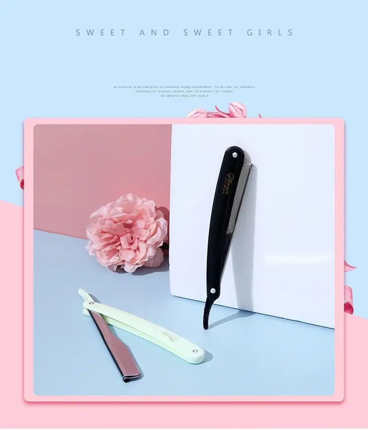 Professional Stainless Steel Straight Edge Barber Razor