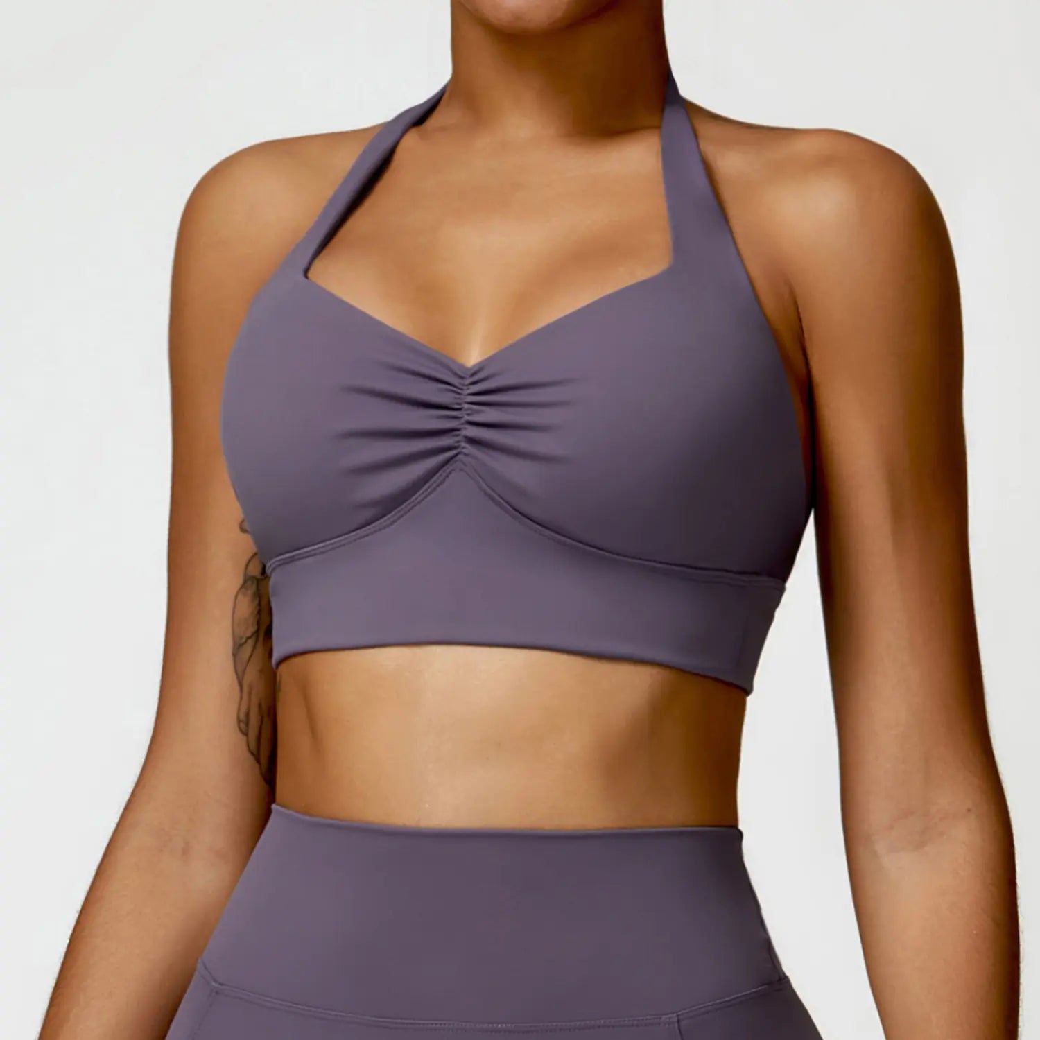 Quick-Dry Yoga Bra and Fitness Tank Top