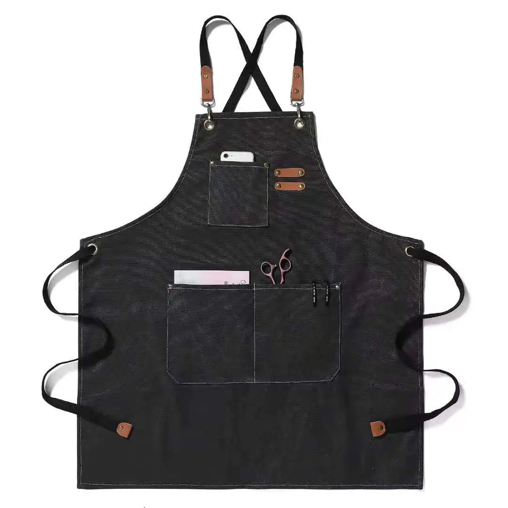 Trendy Fashion Apron for Female Barber Shop Work Wear