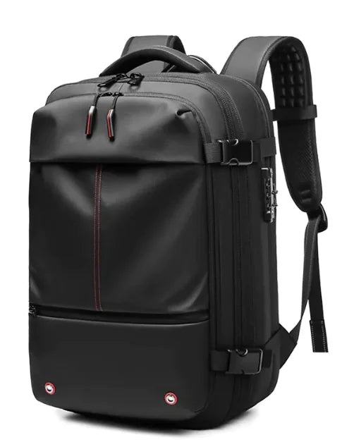 Multifunctional Travel Backpack – Air Compression, Expandable &amp; Anti-Theft