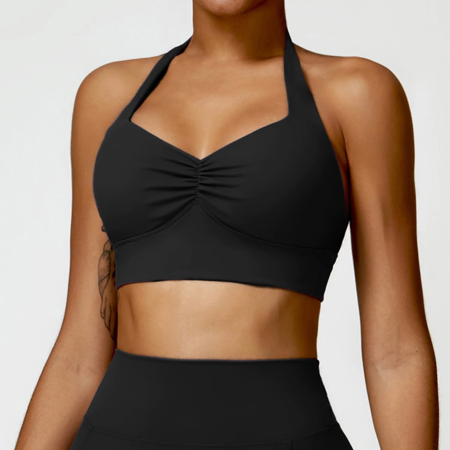 Quick-Dry Yoga Bra and Fitness Tank Top