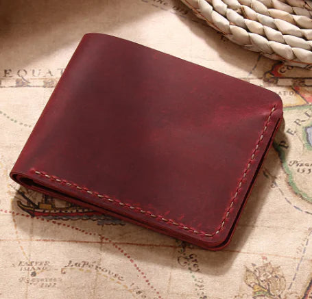 Artisan Crafted Retro Leather Wallet for Men