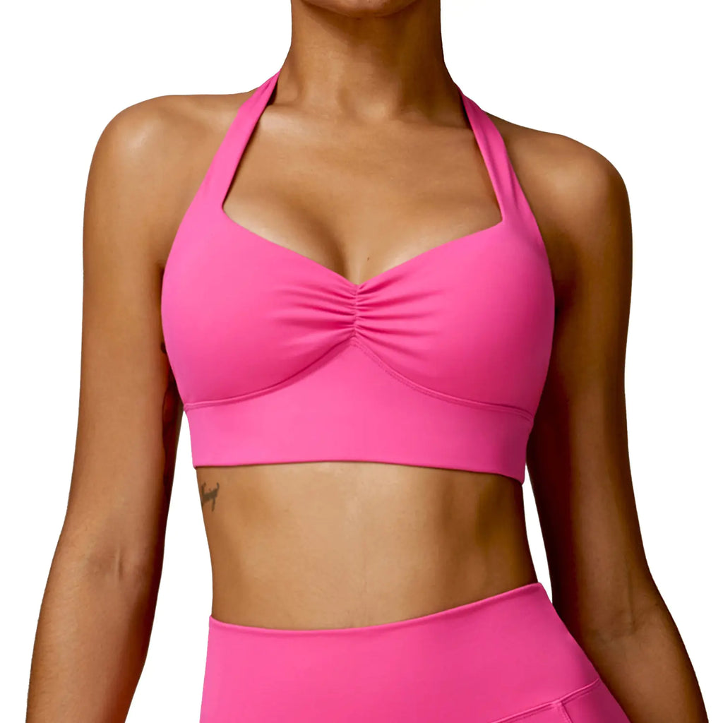 Quick-Dry Yoga Bra and Fitness Tank Top
