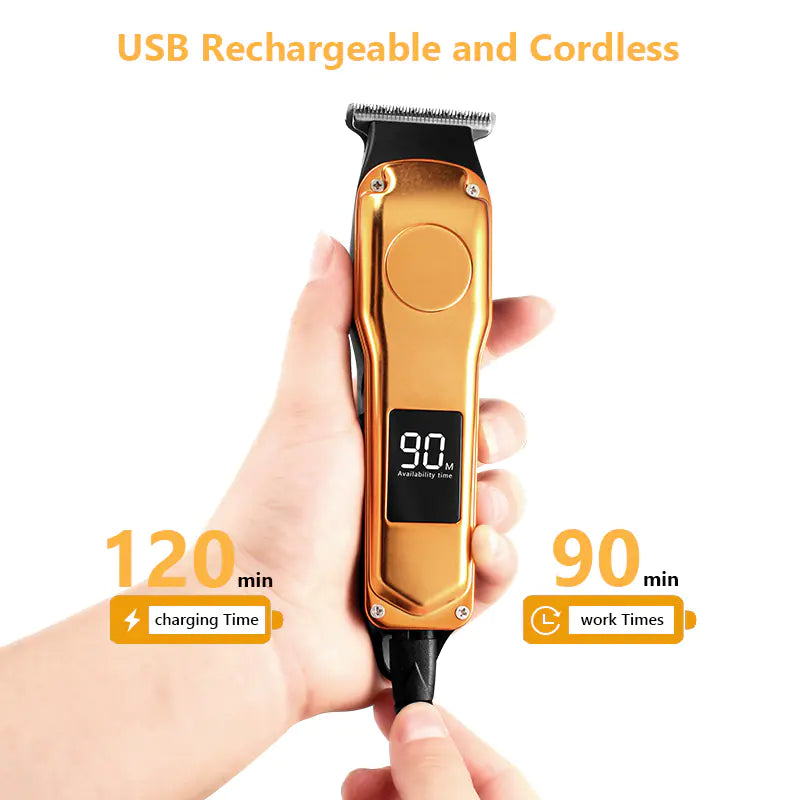 Rechargeable Professional Electric Hair Clipper for Men
